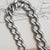 Sterling Silver 15.5 Inch Graduated Curb Link Albert Pocket Watch Chain Antique circa 1912
