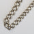 Sterling Silver 15.5 Inch Graduated Curb Link Albert Pocket Watch Chain Antique circa 1912