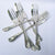 Sterling Silver Set Of x6 Pastry Forks In Original Fitted Box Vintage Sheffield Circa 1962