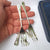Sterling Silver Set Of x6 Pastry Forks In Original Fitted Box Vintage Sheffield Circa 1962