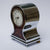 Superb Silver Plated Key Wound And Set Balloon Style Mantle Alarm Clock Antique Edwardian Circa 1905