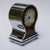 Superb Silver Plated Key Wound And Set Balloon Style Mantle Alarm Clock Antique Edwardian Circa 1905