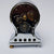 Superb Silver Plated Key Wound And Set Balloon Style Mantle Alarm Clock Antique Edwardian Circa 1905