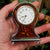 Superb Silver Plated Key Wound And Set Balloon Style Mantle Alarm Clock Antique Edwardian Circa 1905