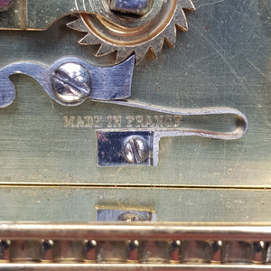 Ormolu Cased Four Panel Glazed French Key Wound Carriage Clock Dublin Retailed Antique Circa 1900