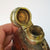 Quality Crocodile Skin Clad Blown Glass Hip Flask With Silver Plated Fittings Mappin & Webb Antique c1900