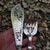 Superb Pair Of Moher Of Pearl Handled Silver Plate Mounted Fish Servers Antique Victorian Circa 1880