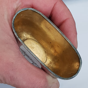 Blown Glass Leather Clad Hip Flask With Silver Plated Fittings Antique Victorian Circa 1890