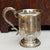 Sterling Silver Mug Aesthetic Movement Japanese Garden Scene Antique Birmingham Circa 1879