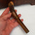 Rare And Unusual Hand Carved Wooden Walking Stick Handle Eagle And Mans Head Antique Circa 1880's