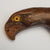 Rare And Unusual Hand Carved Wooden Walking Stick Handle Eagle And Mans Head Antique Circa 1880's