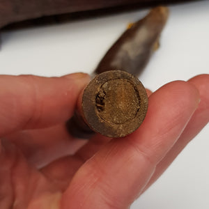 Rare And Unusual Hand Carved Wooden Walking Stick Handle Eagle And Mans Head Antique Circa 1880's