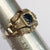Superb Platinum Sapphire And Diamond Ring French Art Deco Vintage Size UK K Circa 1930