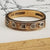 9k Gold 5 Diamond Set Ring Size UK L Vintage London circa 1989