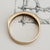 9k Gold 5 Diamond Set Ring Size UK L Vintage London circa 1989