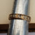 9k Gold 5 Diamond Set Ring Size UK L Vintage London circa 1989