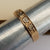 9k Gold 5 Diamond Set Ring Size UK L Vintage London circa 1989
