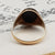 9k Gold Bloodstone Agate Signet Style Ring Size UK S Antique circa 1919