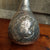 Artisan Crafted Solid Silver Picture Panel Chase Decorated Wine Bottle Middle Eastern Antique