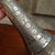 Artisan Crafted Solid Silver Picture Panel Chase Decorated Wine Bottle Middle Eastern Antique