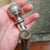 Artisan Crafted Solid Silver Picture Panel Chase Decorated Wine Bottle Middle Eastern Antique