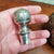 Artisan Crafted Solid Silver Picture Panel Chase Decorated Wine Bottle Middle Eastern Antique