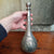 Artisan Crafted Solid Silver Picture Panel Chase Decorated Wine Bottle Middle Eastern Antique