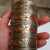 Pair of Turkoman Carnelian Set Solid Silver Cuff Bracers Antique 19th Century