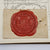 Rare Large Wax Seal Impression West Morland Baron Le Dispencer Antique Circa 1692