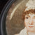 Gouache On Board Miniature Painting Of Lady Framed Antique Georgian circa 1820