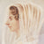 Gouache On Board Miniature Painting Of Lady Framed Antique Georgian circa 1800