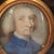 Gouache Portrait Miniature Of Old Gentleman Conservation Framed Antique Circa 1780