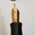 G.E.O S. Parker Duo fold Marbled Green Fountain Pen With 14k Gold Nib Vintage Circa 1930