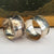 Rare Sterling Silver Pair Of Napkin Rings Engraved 'Guest' Antique London Circa 1868