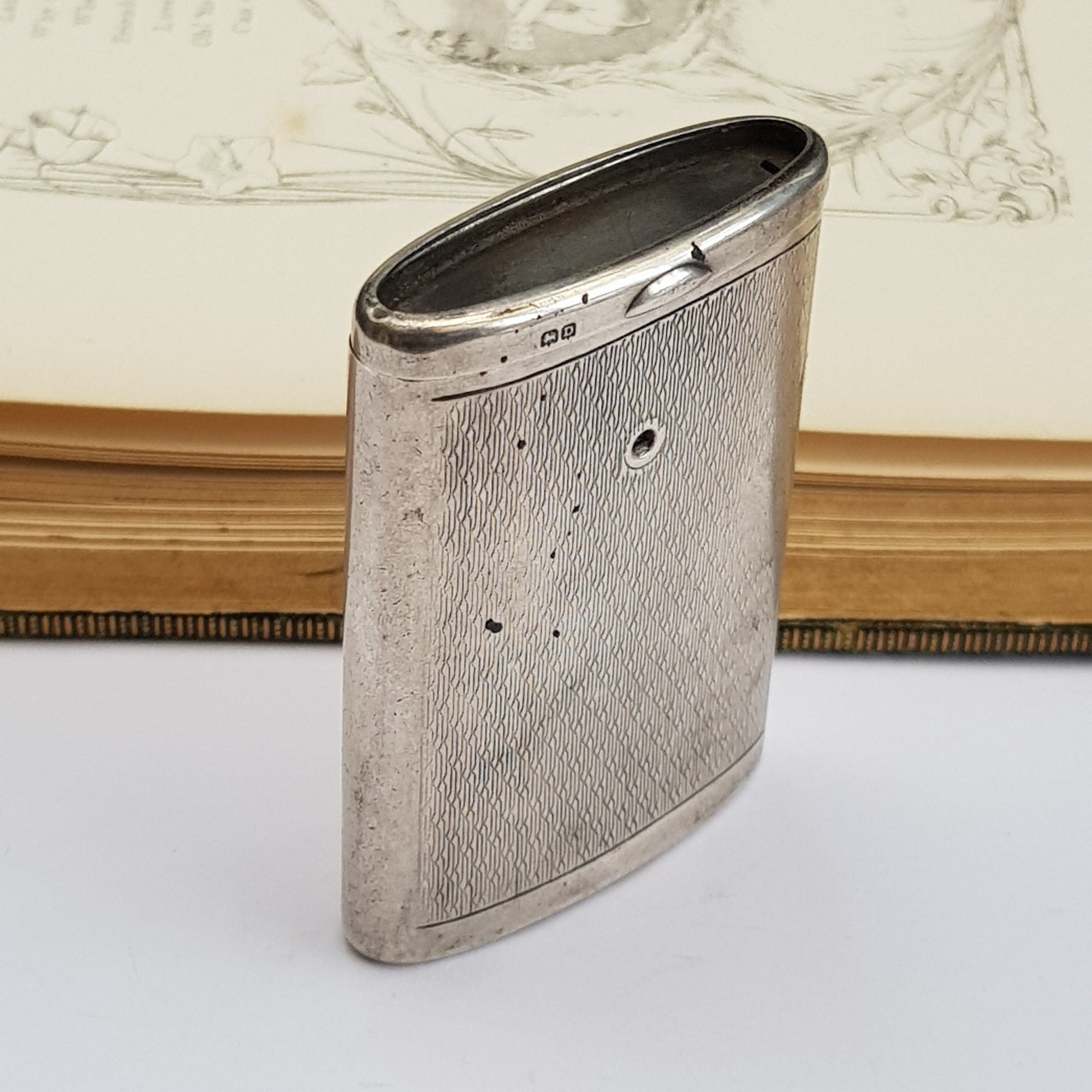 Sterling Silver Pocket Hand Warmer Mappin & Webb Vintage Birmingham circa 1928