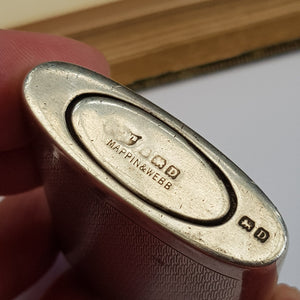 Sterling Silver Pocket Hand Warmer Mappin & Webb Vintage Birmingham circa 1928