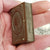 Vulcanite Pocket Match Vesta Queen Victoria In Memoriam Antique circa 1901