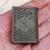 Vulcanite Pocket Match Vesta Queen Victoria In Memoriam Antique circa 1901