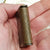 Vulcanite Pocket Match Vesta Queen Victoria In Memoriam Antique circa 1901