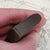 Vulcanite Pocket Match Vesta Queen Victoria In Memoriam Antique circa 1901