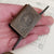 Vulcanite Pocket Match Vesta Queen Victoria In Memoriam Antique circa 1901