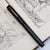 Rare Pitman's Fono Short Hand Fountain Pen with 14k Gold Nib Vintage circa 1940's