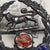 Sterling Silver Enamel Sweetheart Badge Hampshire Regiment Antique circa 1915