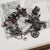 Sterling Silver Curb Link Charm Bracelet With x12 Charms Vintage Birmingham circa 1975