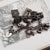Sterling Silver Curb Link Charm Bracelet With x12 Charms Vintage Birmingham circa 1975