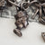 Sterling Silver Curb Link Charm Bracelet With x12 Charms Vintage Birmingham circa 1975