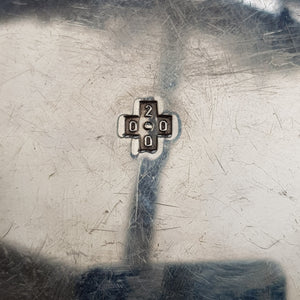 Rare Celebrity Owned Sterling Silver Hip Flask Eric Sykes Stan The Man Birmingham circa 2000