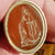 9k Gold Fob Seal With Carnelian Intaglio Anchor Charity Antique Georgian c1810