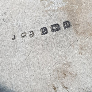 Sterling Silver Ornate Fretted Lovers Knot Decorated Bon Bon Dish Antique Birmingham CIrca 1912