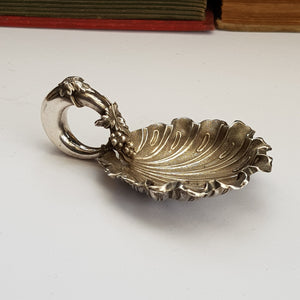 Sterling Silver Scalloped Bacchanalian Décor Wine Taster George Unite Antique Birmingham Circa 1862